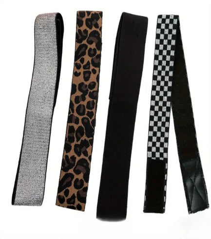 3- Pack Adjustable Elastic Wig Band