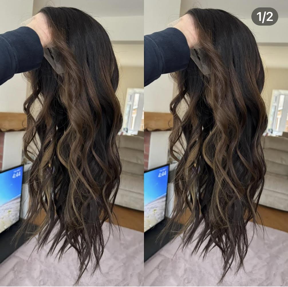 Darkest Brown with Warm Brown