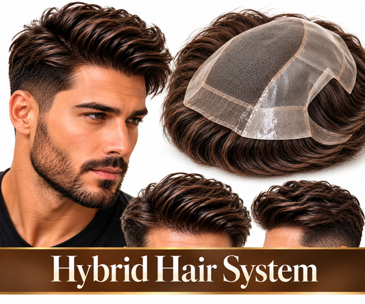 Men's Hybrid Hair System