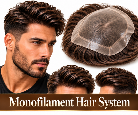 Men's Monofilament Hair System
