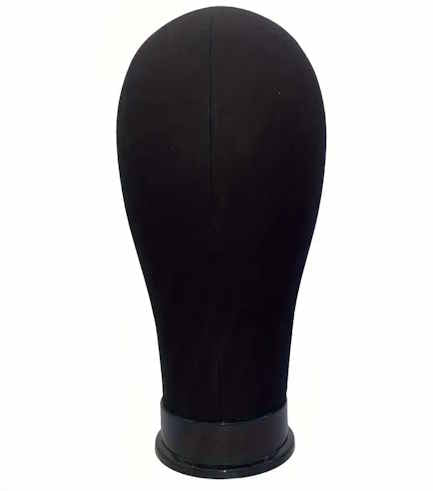 Velvet Mannequin Head